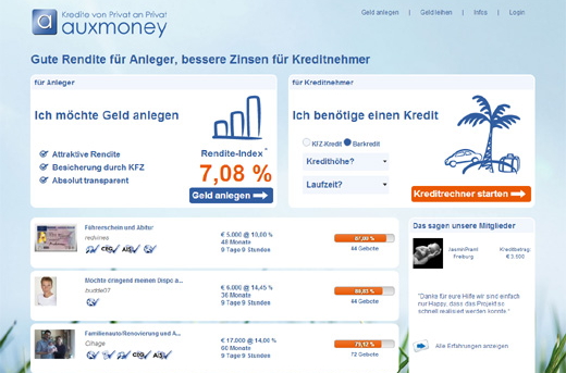 Erfahrung Auxmoney Erfahrung Auxmoney